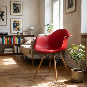 Garden Chair; Wooden Frame Plastic Garden Chair