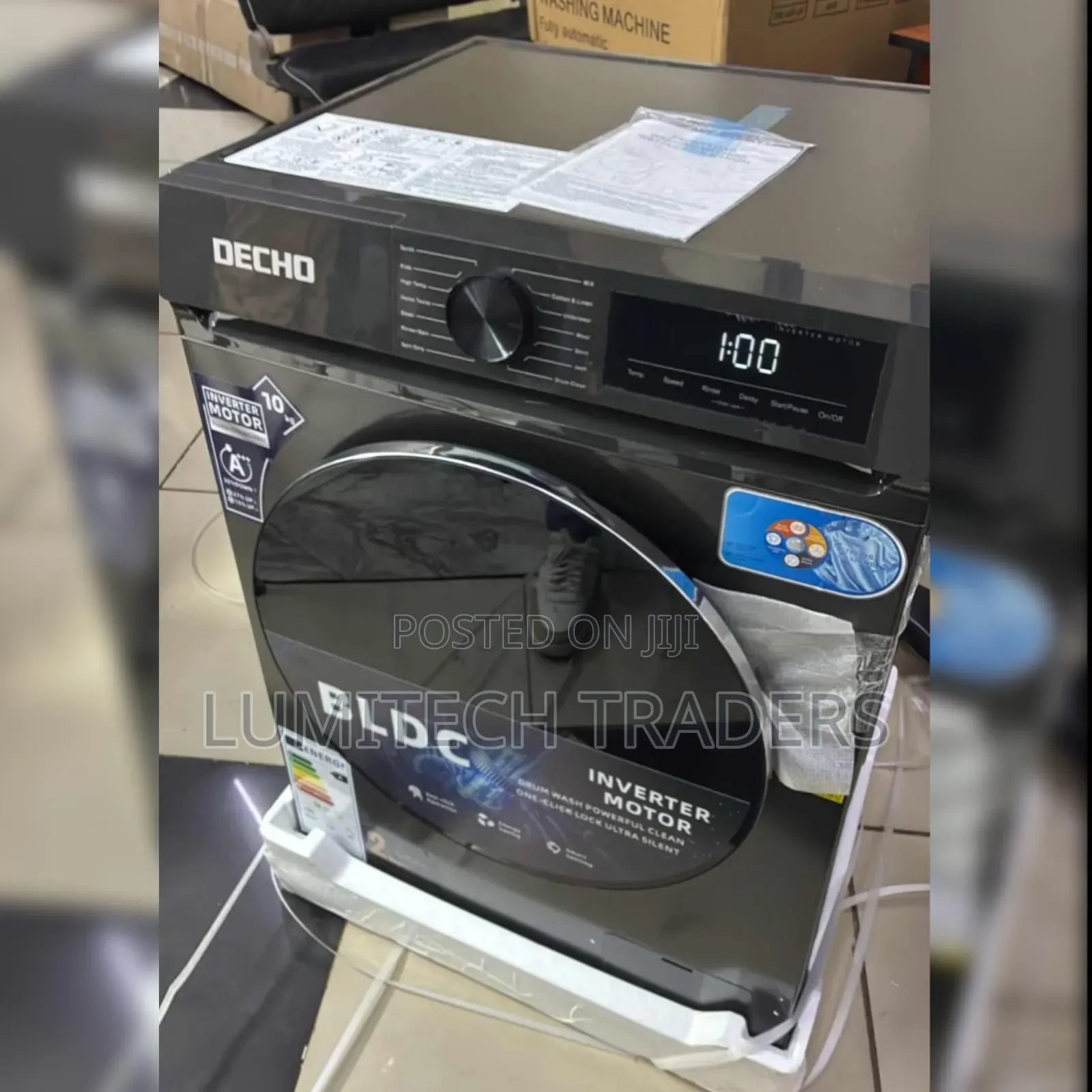 Decho 10kg Front Load Washing Machine