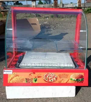 Commercial Electric Display Cabinet Used to Keep and Present Hot Food.