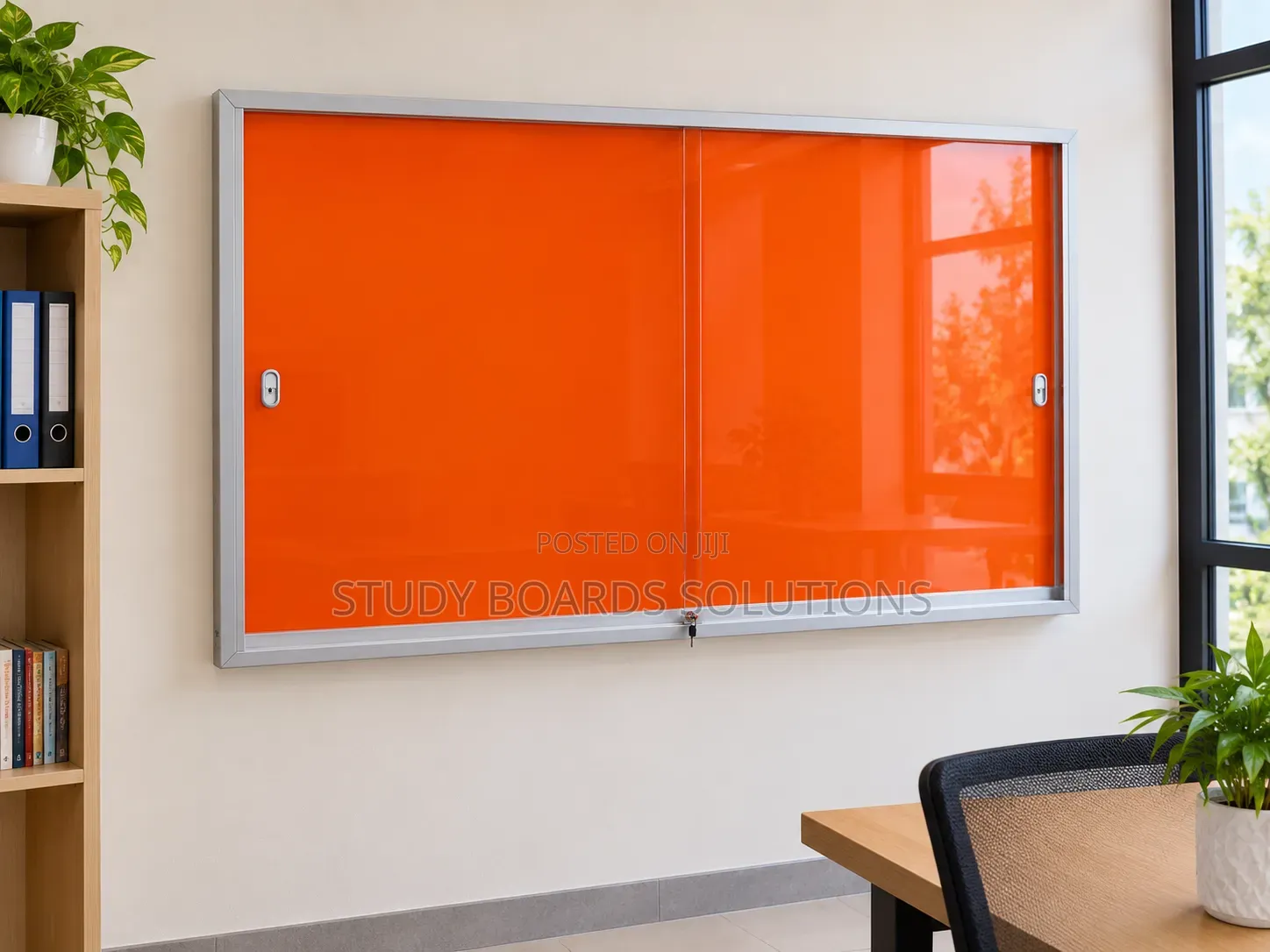 4ftx2ft Lockable Display Notice Board –For Schools,Hospitals & Offices