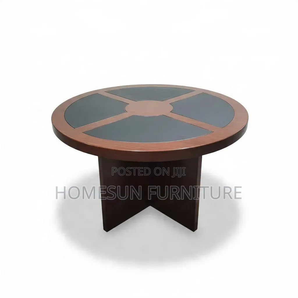 Office Table – Round Wooden Boardroom Meeting Table