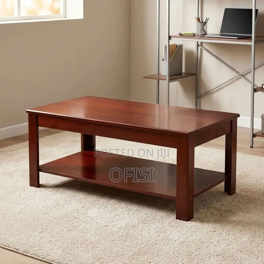 Coffee Table; Mahogany Office Centre Table