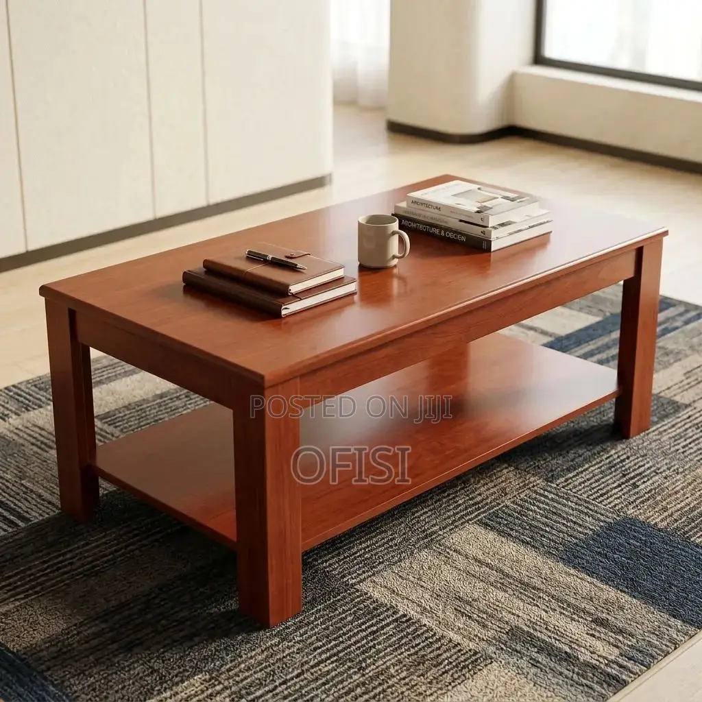 Coffee Table; Mahogany Office Centre Table