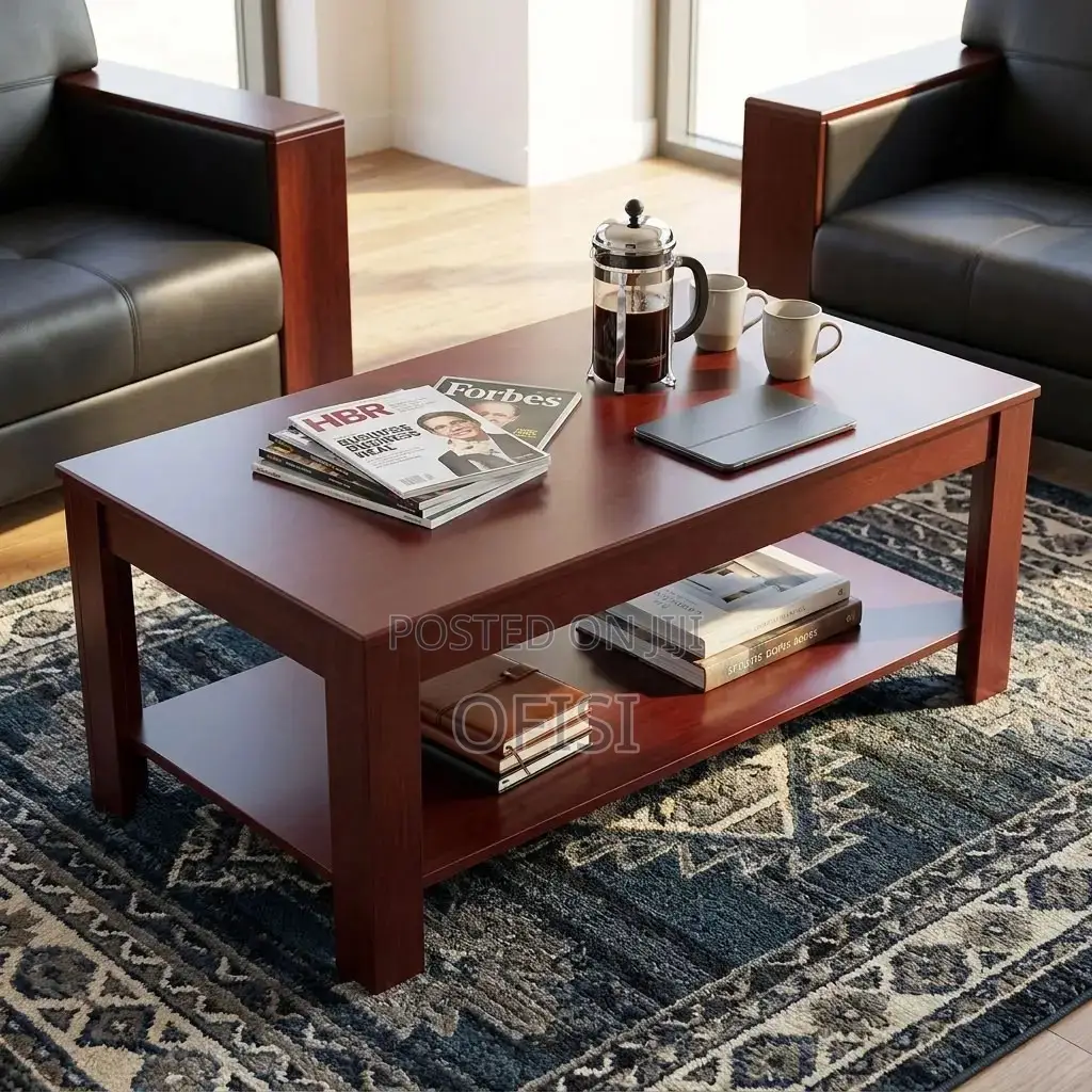 Coffee Table; Mahogany Office Centre Table