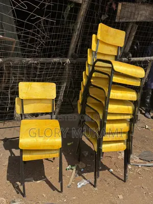 Varnished JSS School Chairs Branded