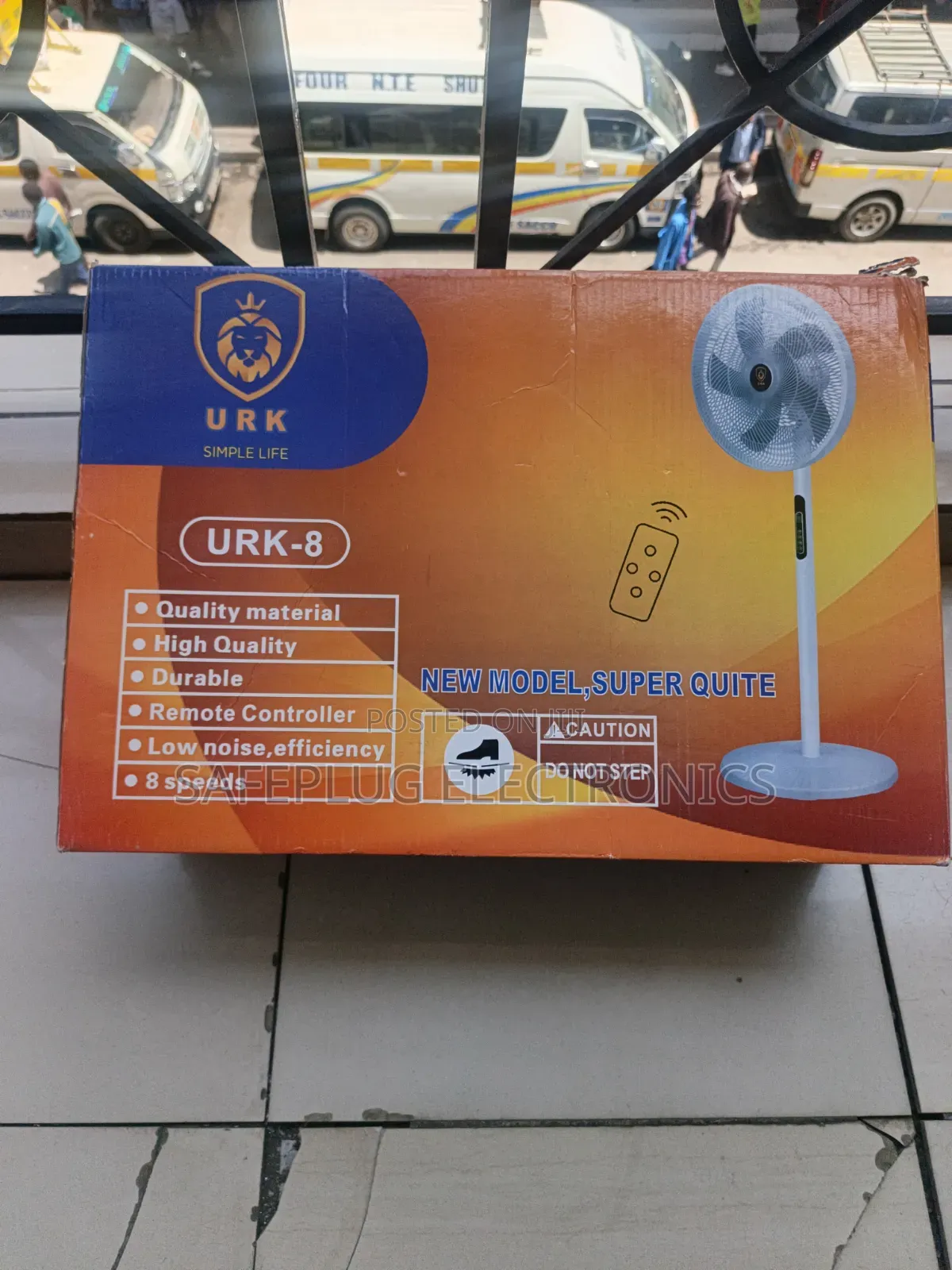 Standing Fan With Remote Control