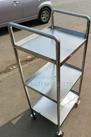 Moveable Stainless Steel Food Trolley