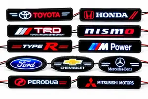 Universal LED Car Front Grille Logo Emblem Light