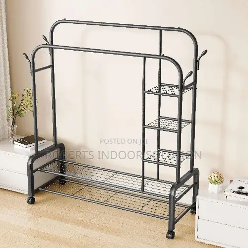 Customized Metal Cloth Hanger Floor Garment Rack