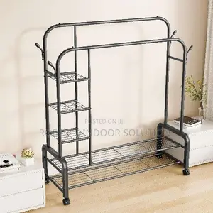 Customized Metal Cloth Hanger Floor Garment Rack