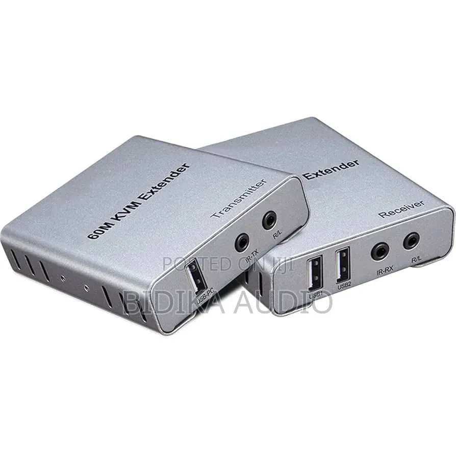 60M KVM HDMI Extender Over Ethernet Cat 6 With Sound and USB