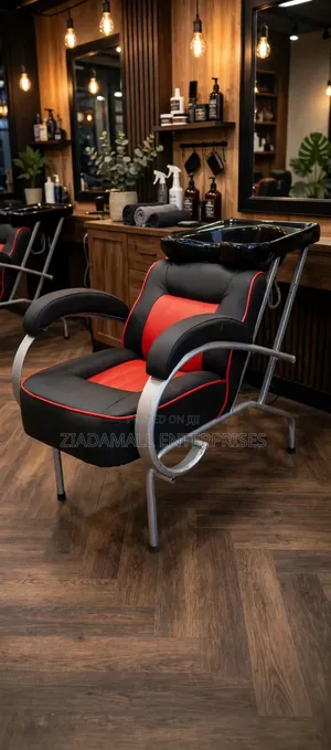 Barber Chair With Sink - Executive - Shampoo Bowl - New