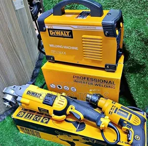 Dewalt Combo Kit(9inch Grinder, 500A Welding &Impact Drill)