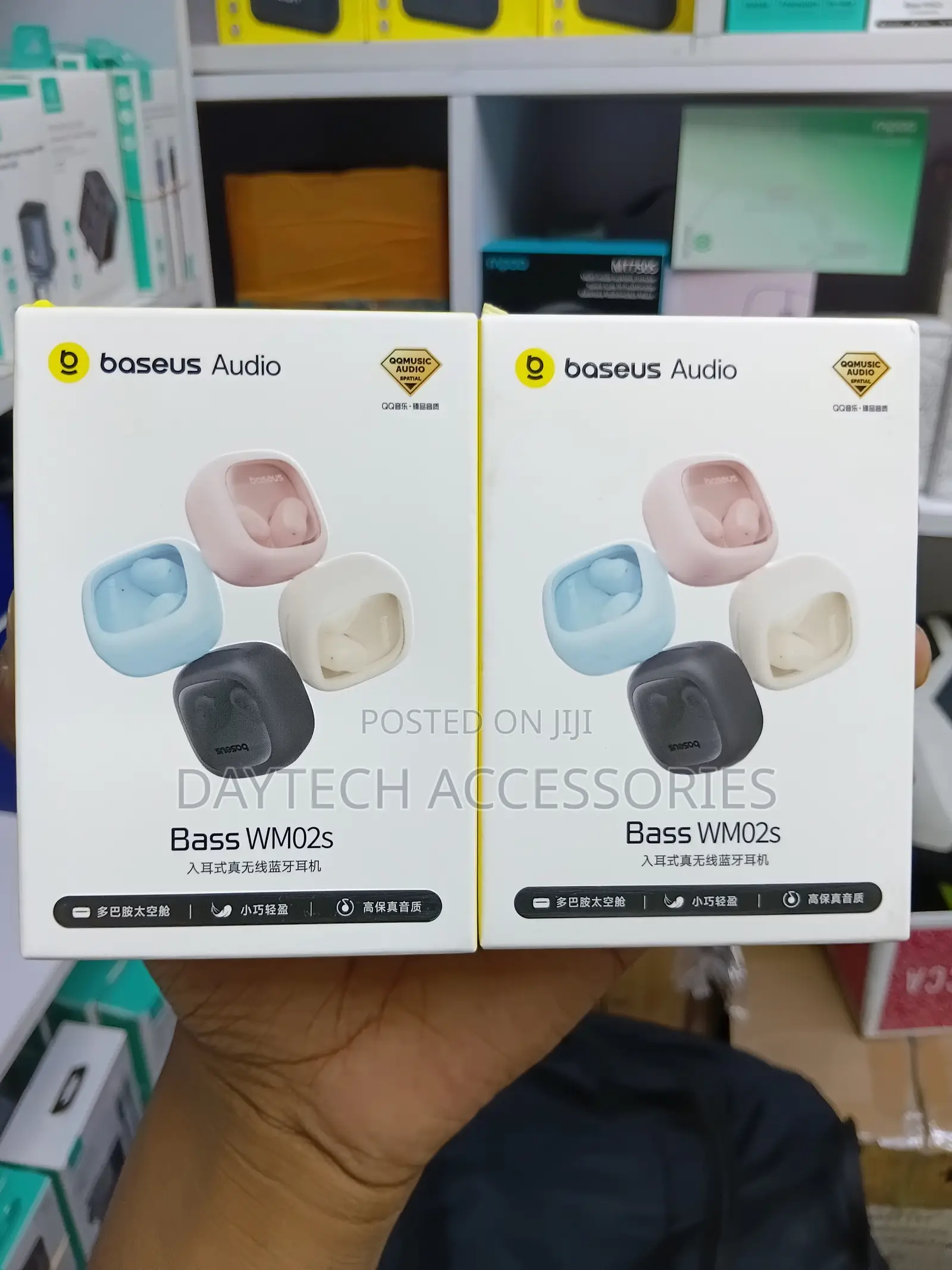 Baseus Bass WM02s True Wireless Mini Earbuds - Black