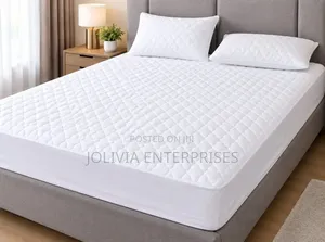 3 PCS Set Mattress Protector+ Pillow Protectors White