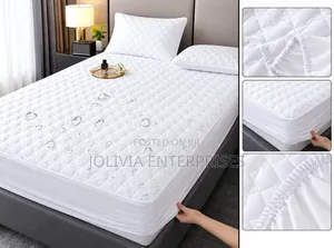 3 PCS Set Mattress Protector+ Pillow Protectors White
