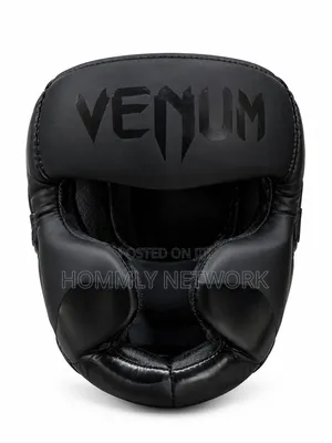 Boxing Fighting Headguard Venum Black