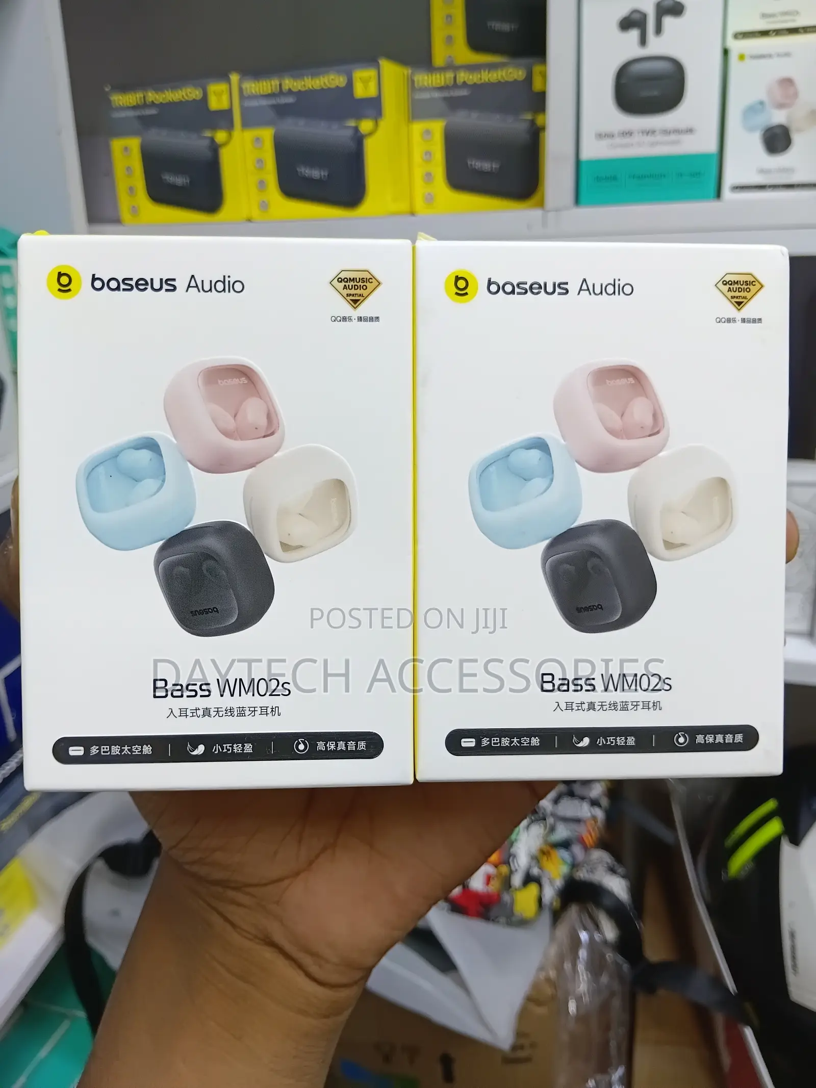 Baseus Bass WM02s True Wireless Earbuds Bluetooth 10mm Driver.