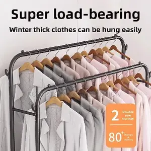 Clothes Drying Rack Floor-to-Ceiling Bedroom