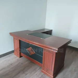 1.6meter Desk – Mahogany Executive Desk With Storage