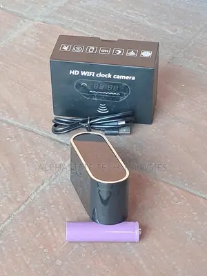 HD WiFi Digital Clock Camera With Hidden Security Camera