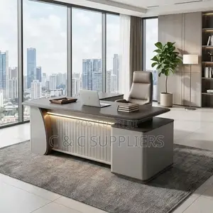 2.0m Director's L-Shaped Table