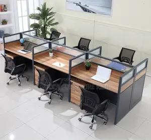 06 Seater Modular Collaborative Office Workstation