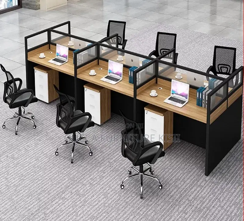 06 Seater Modular Collaborative Office Workstation
