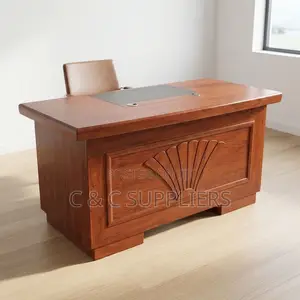120cm Mahogany Work Desk.