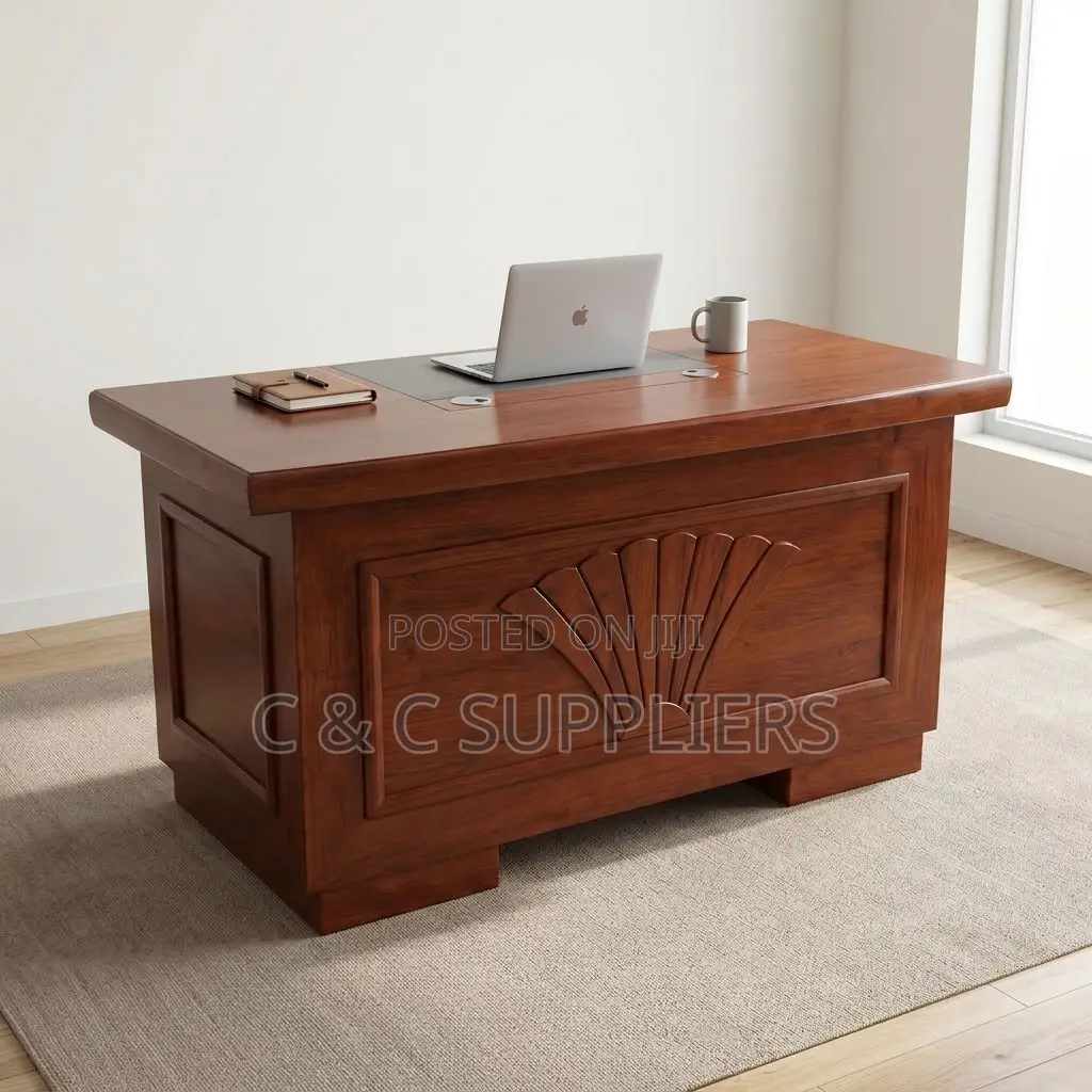 120cm Mahogany Work Desk.
