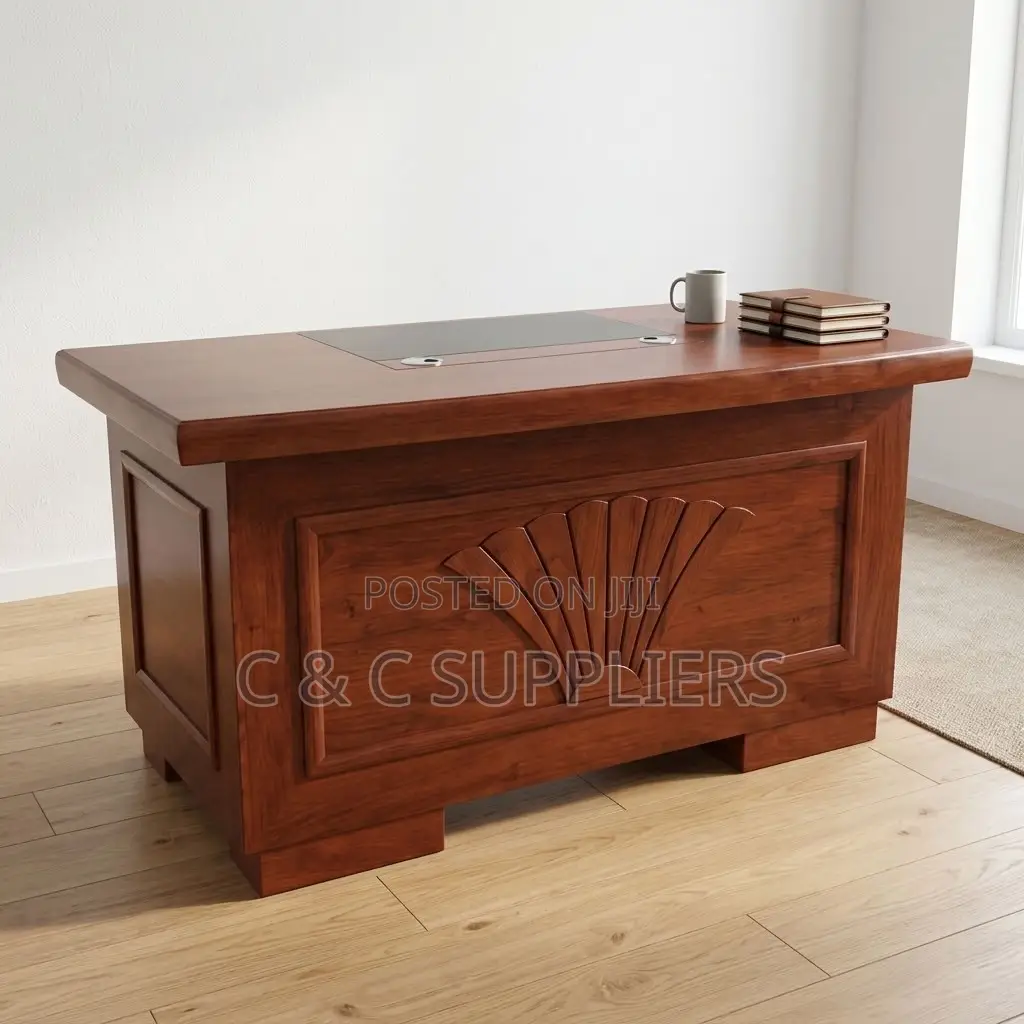 120cm Mahogany Work Desk.
