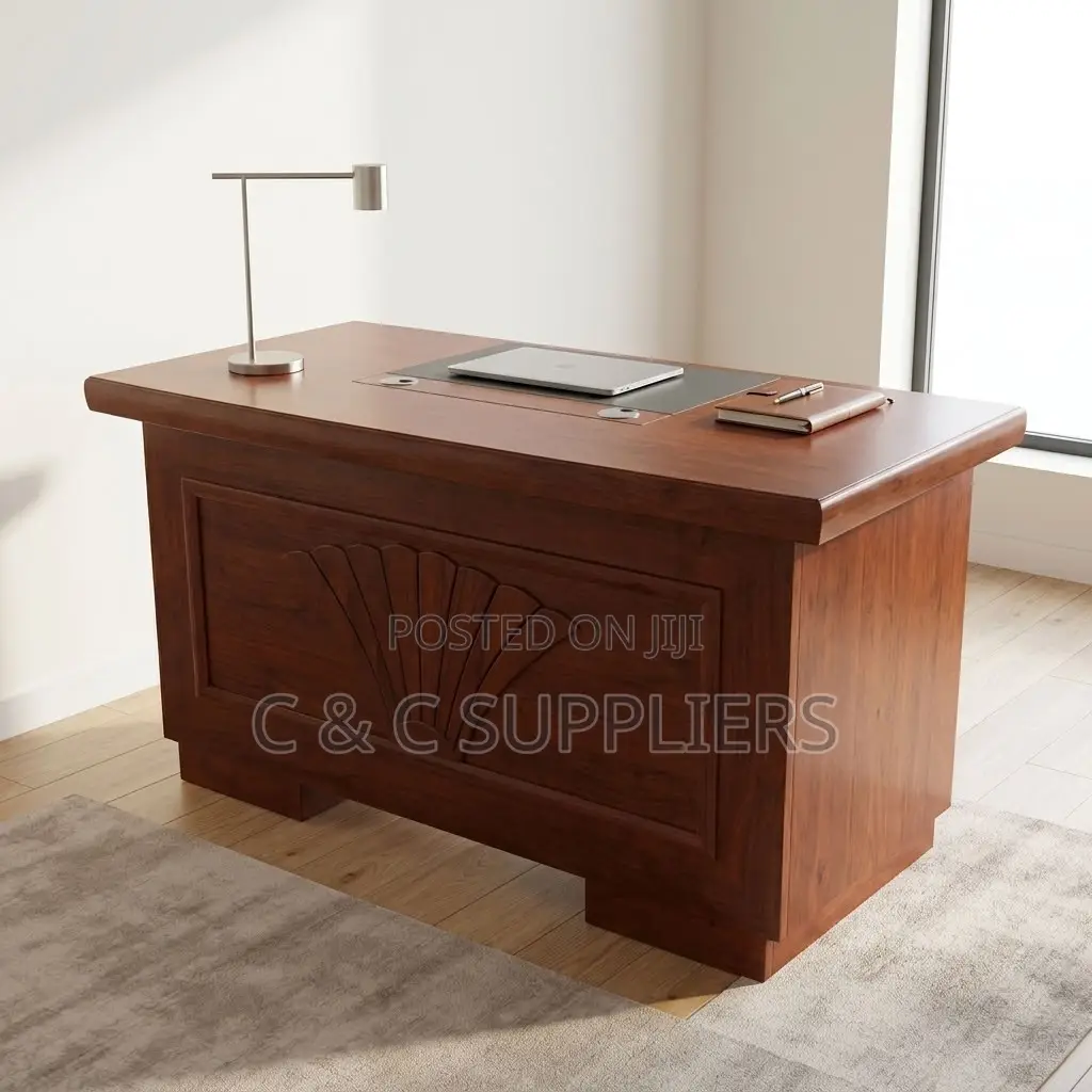 120cm Mahogany Work Desk.