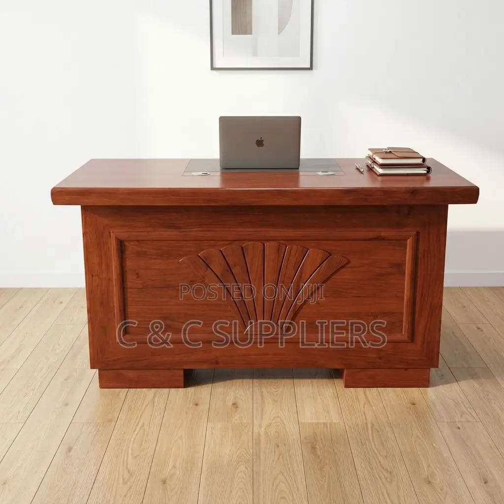 120cm Mahogany Work Desk.