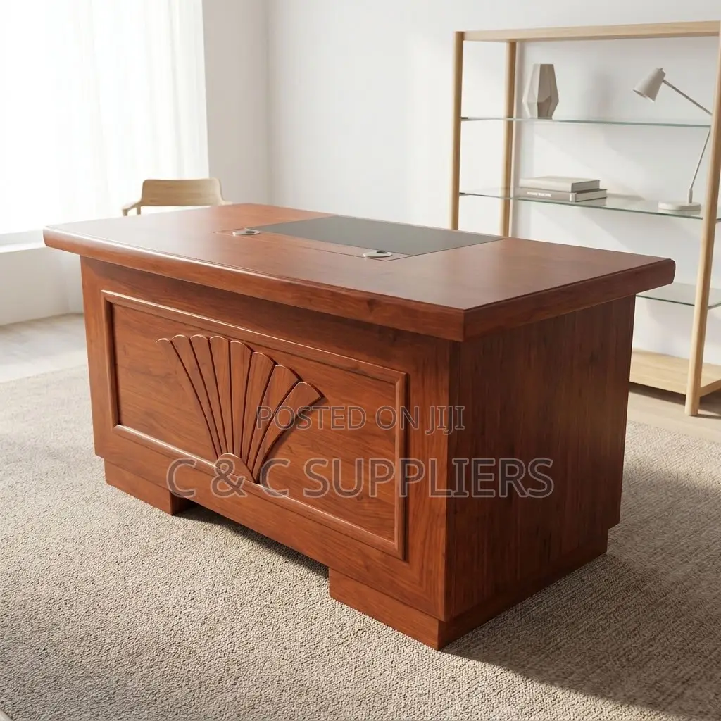 120cm Mahogany Work Desk.