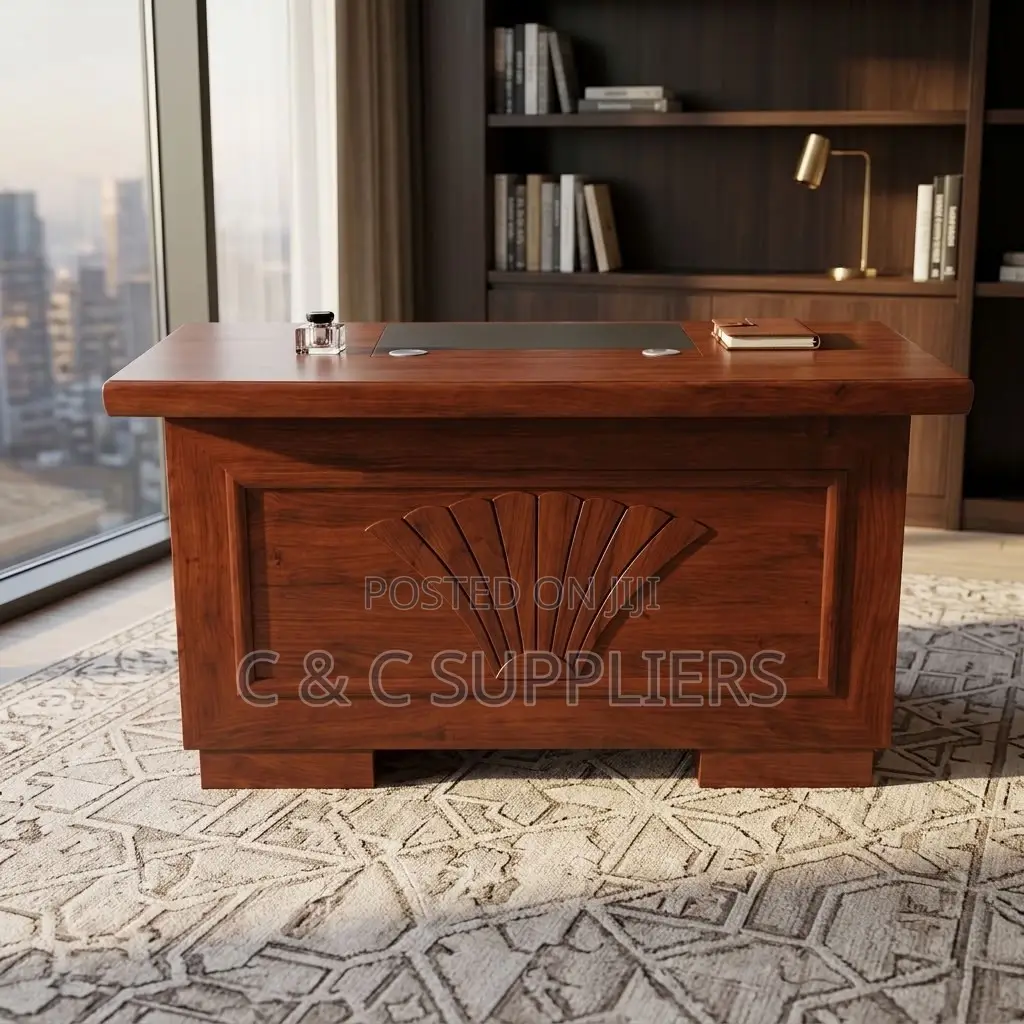 120cm Mahogany Work Desk.