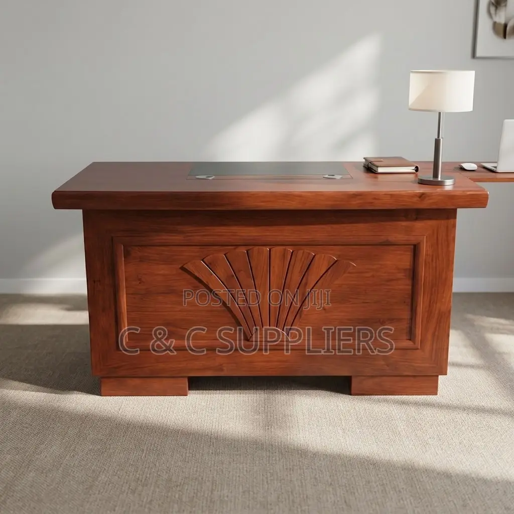 120cm Mahogany Work Desk.