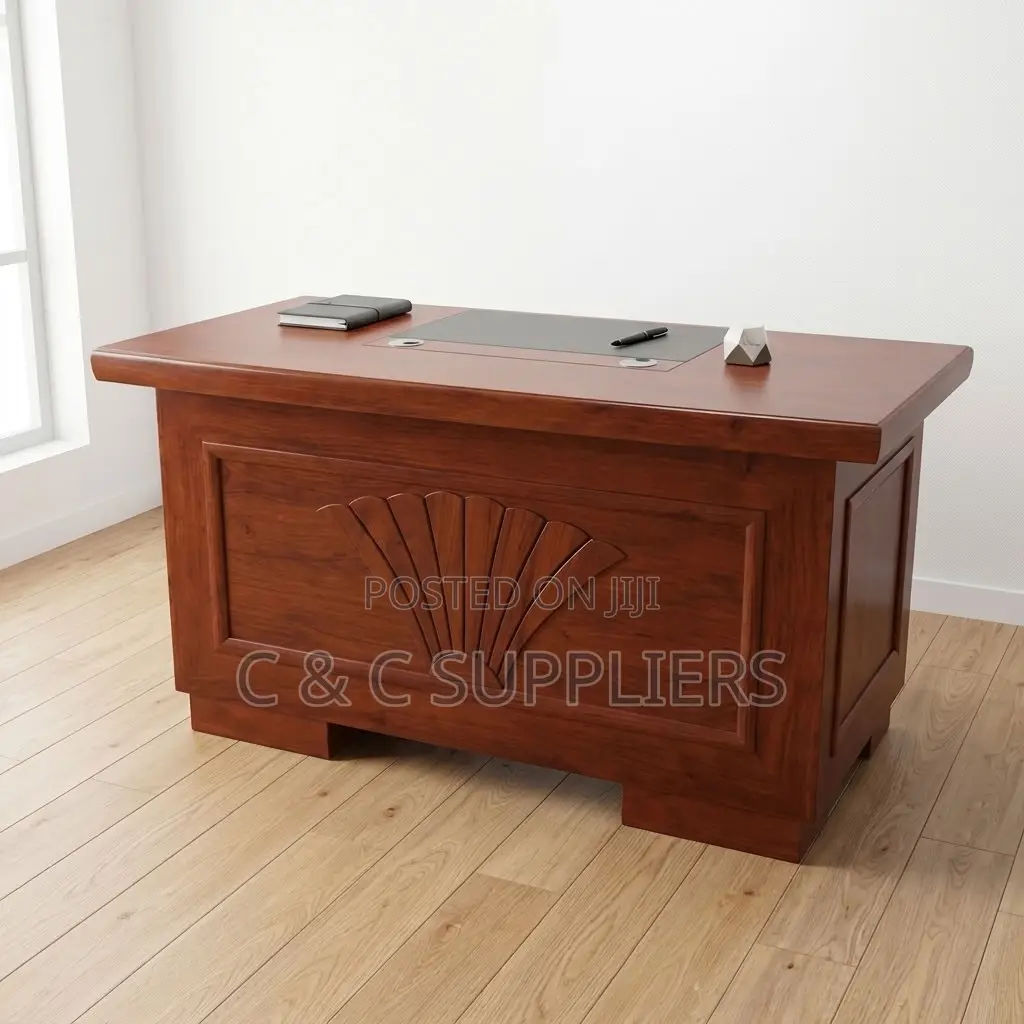 120cm Mahogany Work Desk.