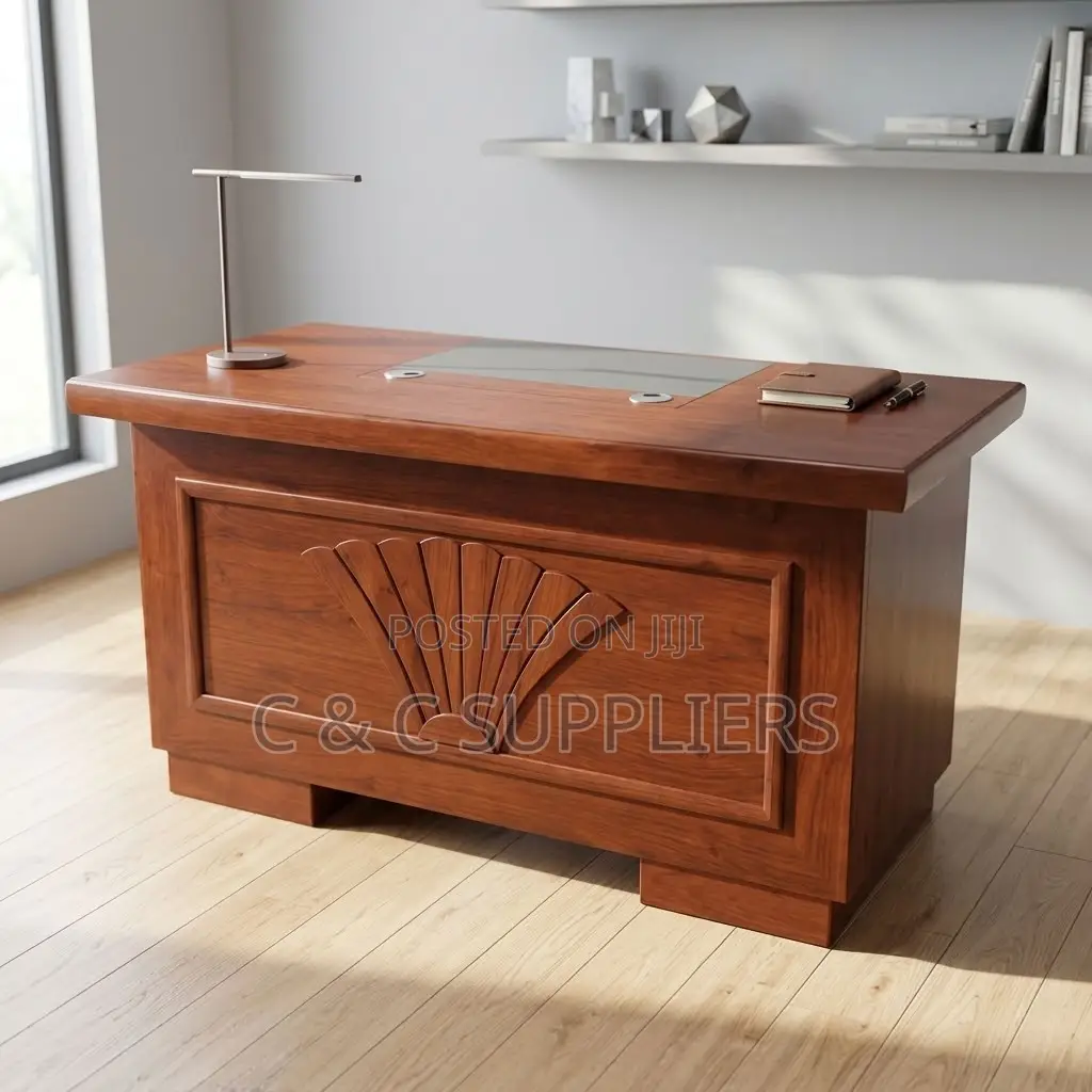 120cm Mahogany Work Desk.