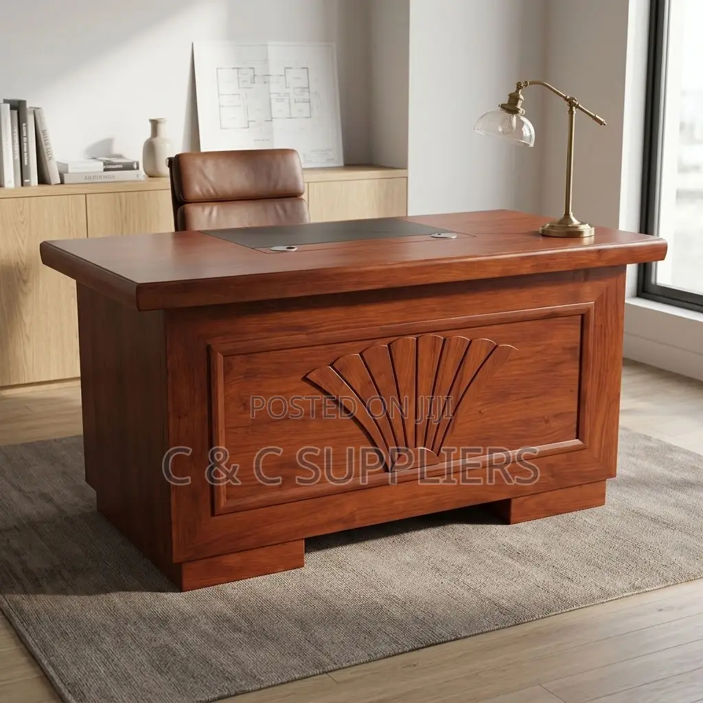 120cm Mahogany Work Desk.