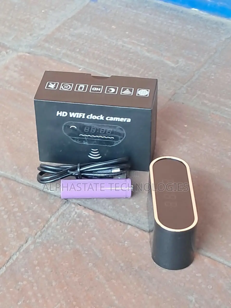 Hidden Spy Clock Camera With WiFi Remote Viewing