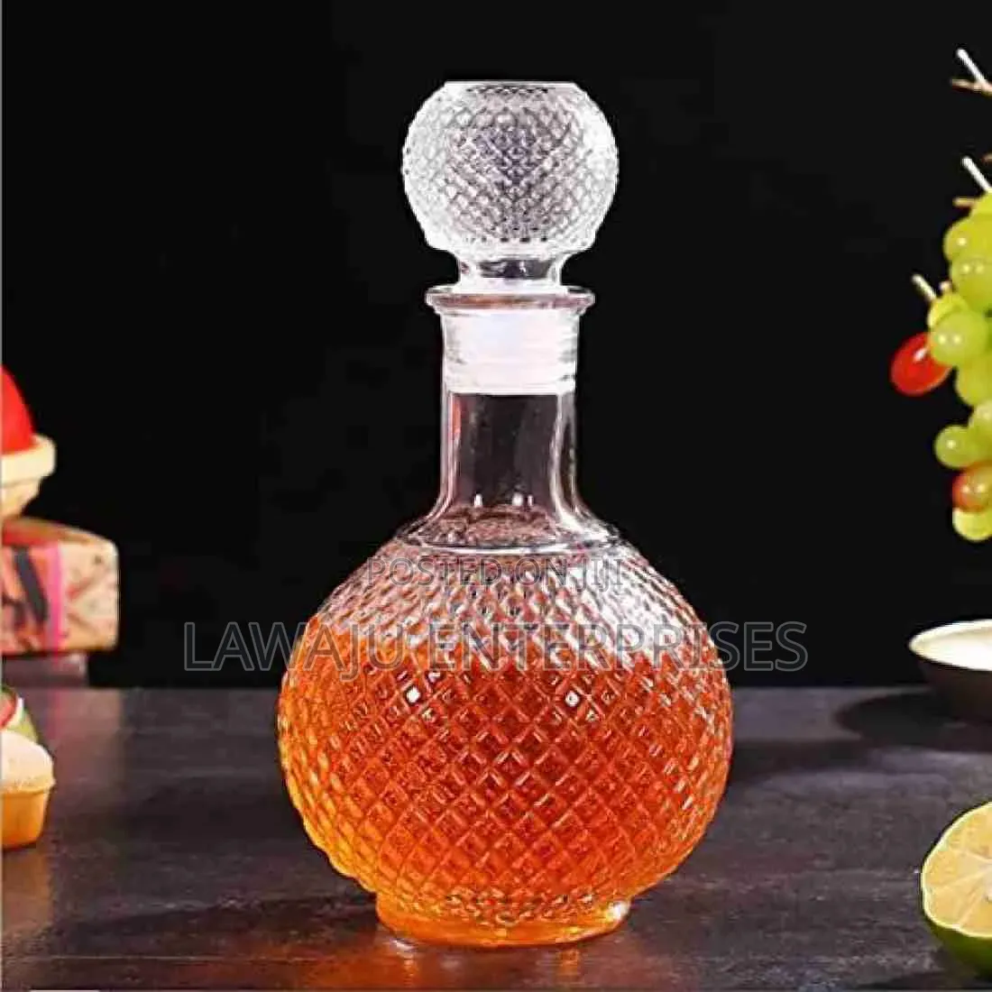 Airtight Whiskey Bottle
