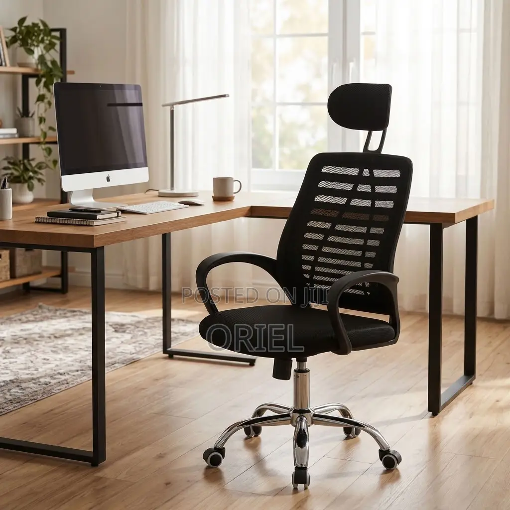 Modern Executive Office Seat With Supportive Headrest