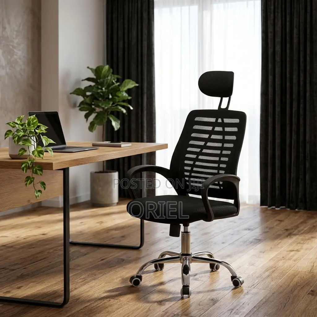 Modern Executive Office Seat With Supportive Headrest