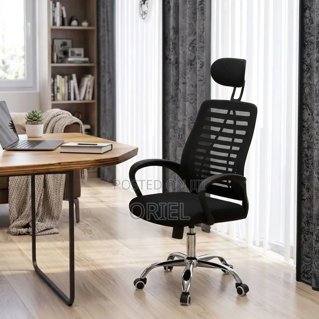 Modern Executive Office Seat With Supportive Headrest