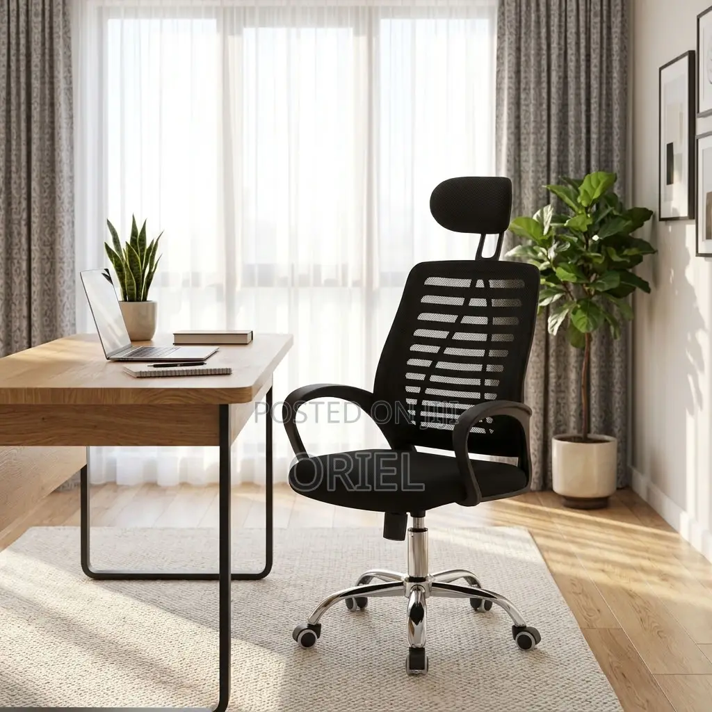 Modern Executive Office Seat With Supportive Headrest