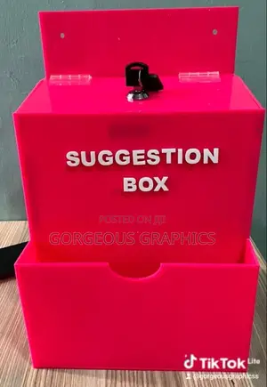 Branded Feedback Collection Box