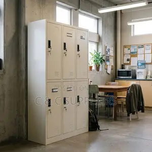 6-Door's Metal Gym Cabinet