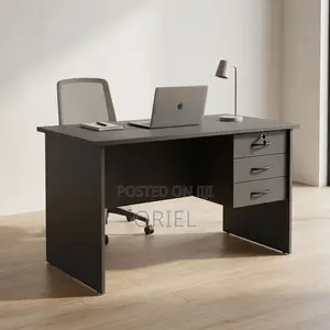 Modern 1.2 Metre Grey Workstation for Office and Home