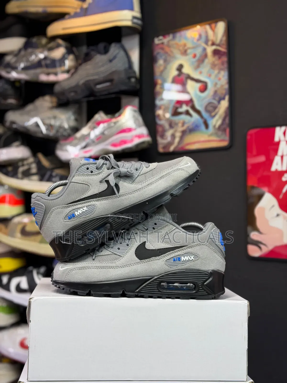 Nike Air Max 90 "Smoke Grey / Light Photo Blue"