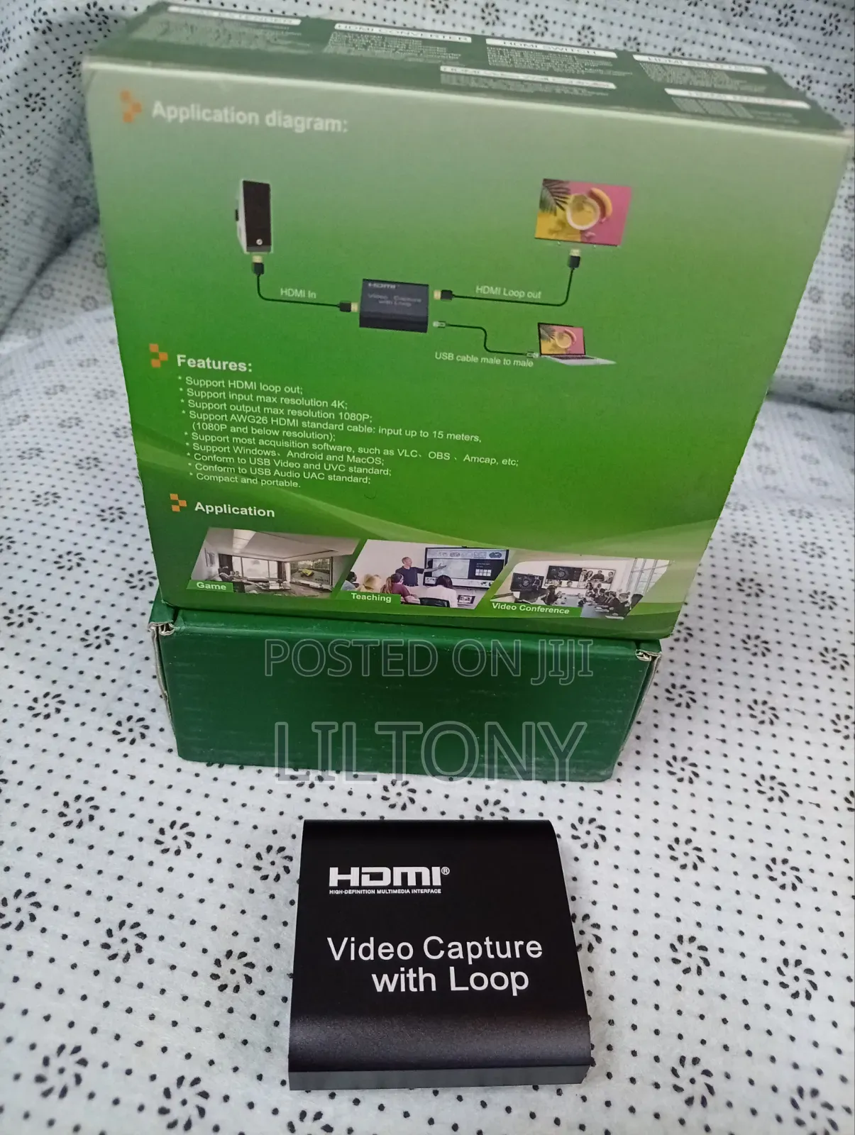 HDMI Video Capture Card With Loop Out